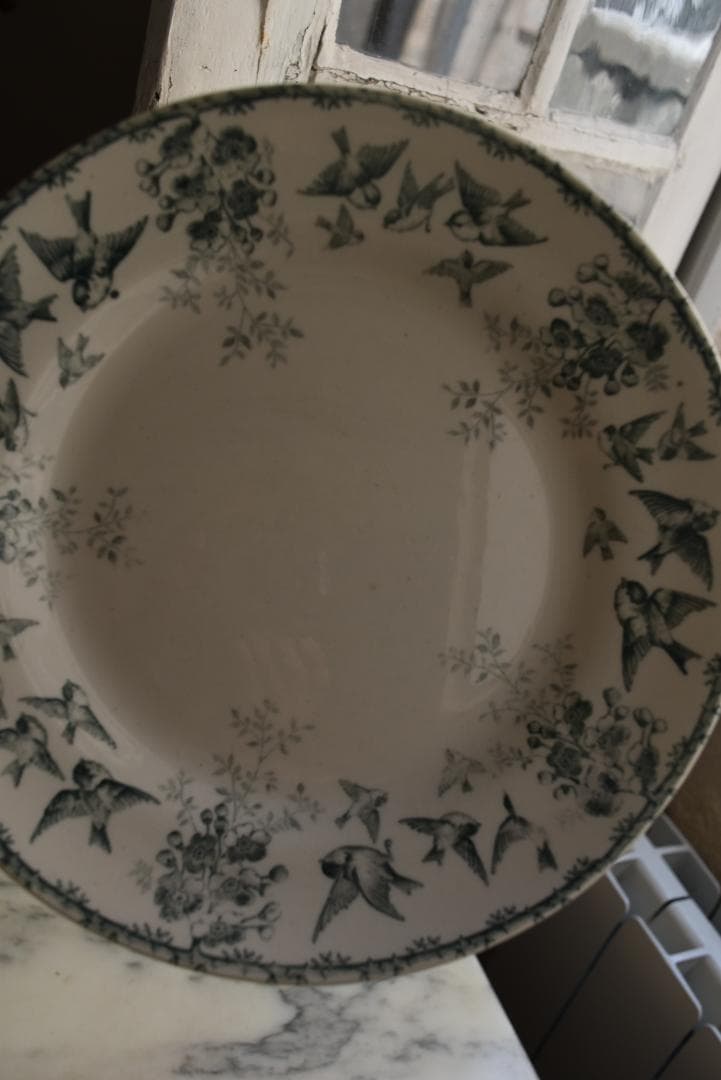 最後の1枚　美品　MONTIGNY平皿プレート　 ショワジールロワ　アンティーク