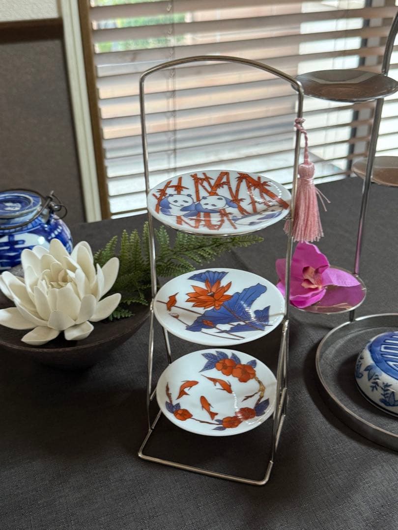 【ym】ミニワイヤーケーキスタンド9個