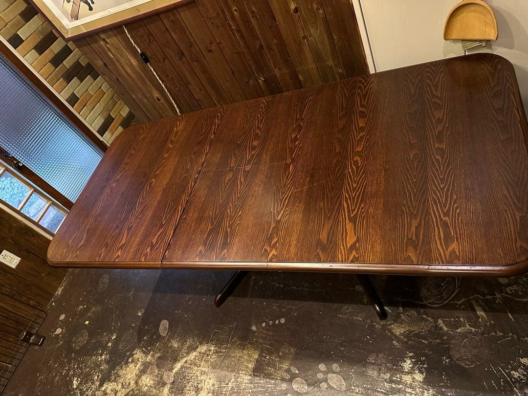 t*e様 ダイニングテーブル　エクステンションテーブル　伸縮式　ビンテージ　ホエ