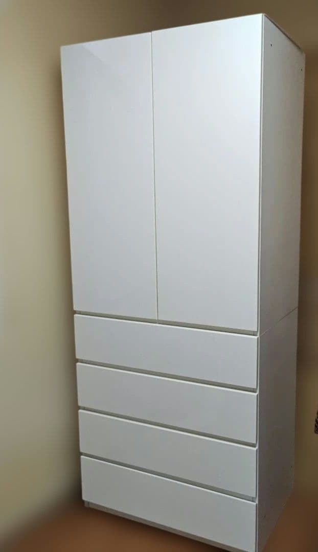 【ニトリ】ポルテ ブレザータンス 光沢ホワイト