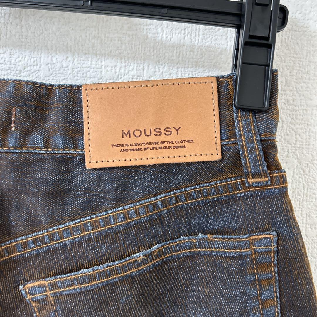 MOUSSY VELVET DENIM BAGGY デニムバギー サイズ２