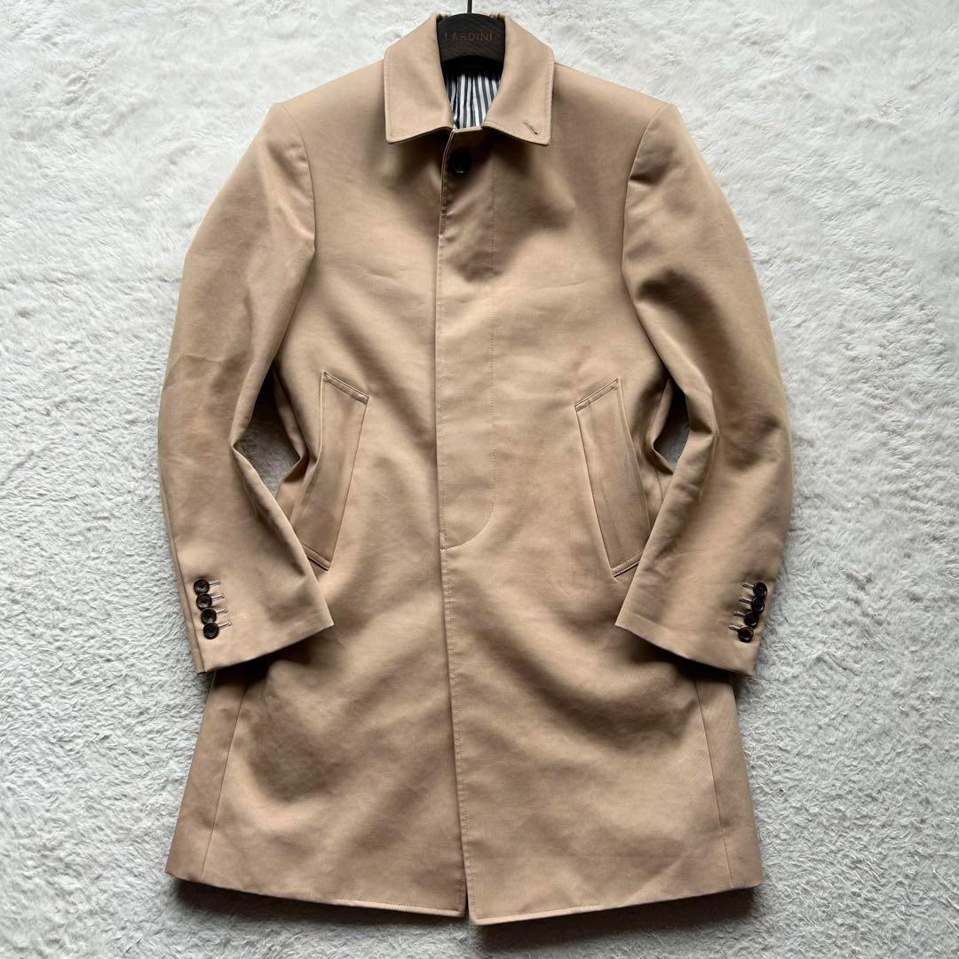 【美品】トムブラウン バルカラーコート トリコロール ベージュ S 定価34万