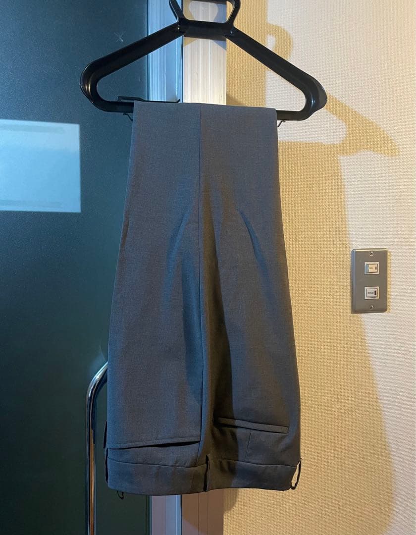 HILTON 1ボタンテーラードジャケット&テーパードパンツ 15号グレー