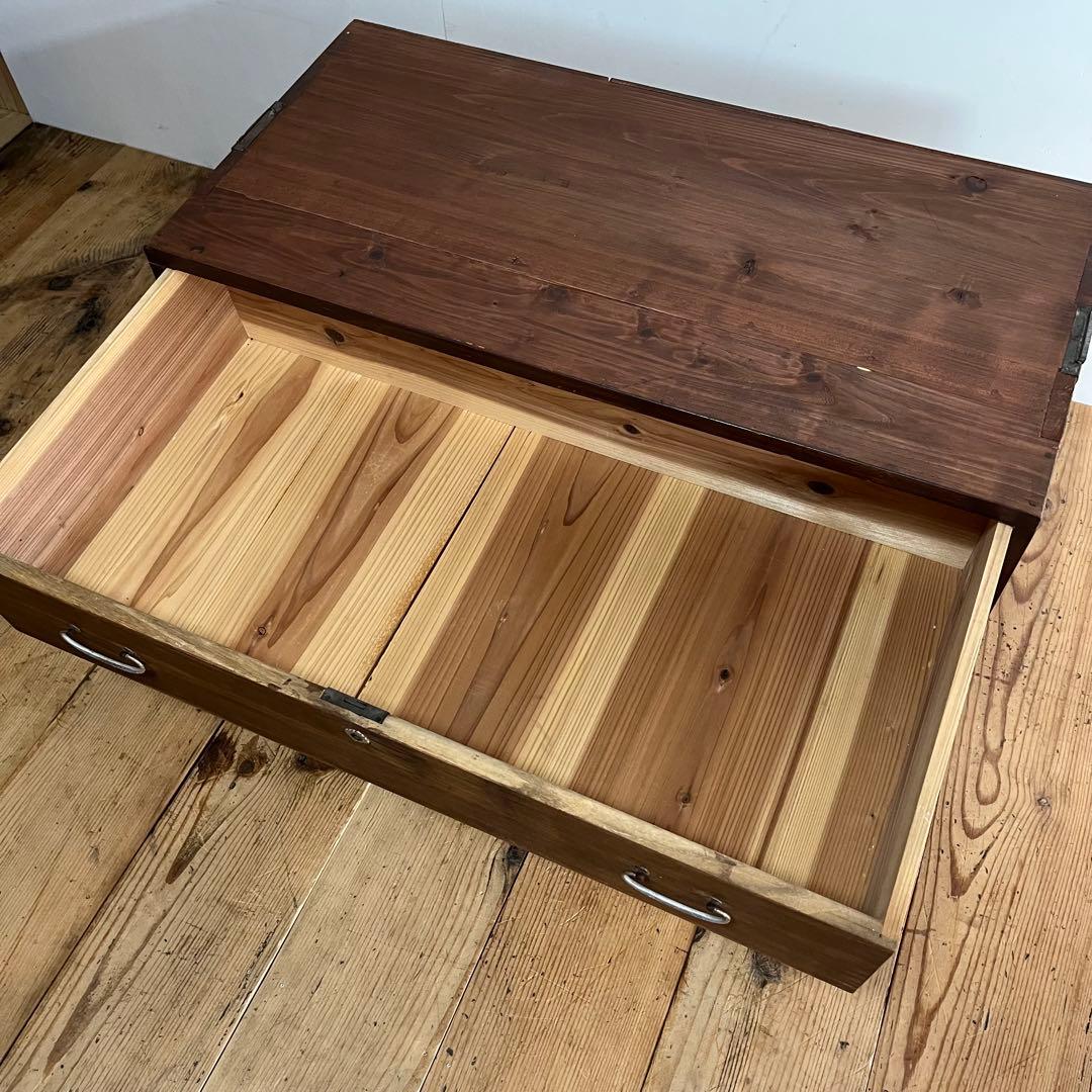 アンティーク チェスト 箪笥 ローボード テレビ台 無垢材 昭和レトロ