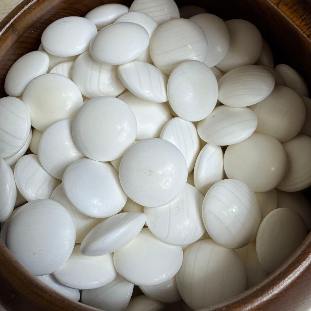 本榧囲碁セット　碁盤　蛤碁石　那智黒