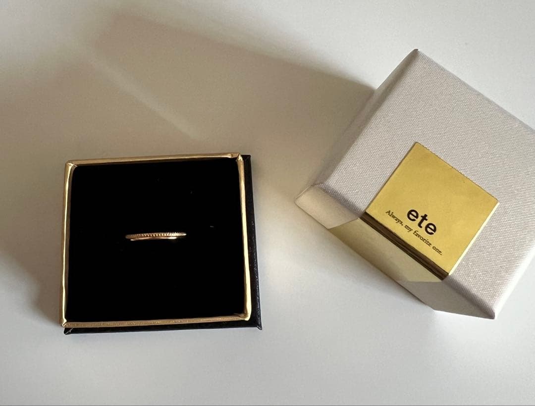 「新品未着用品」ete ピンキーリング 5号