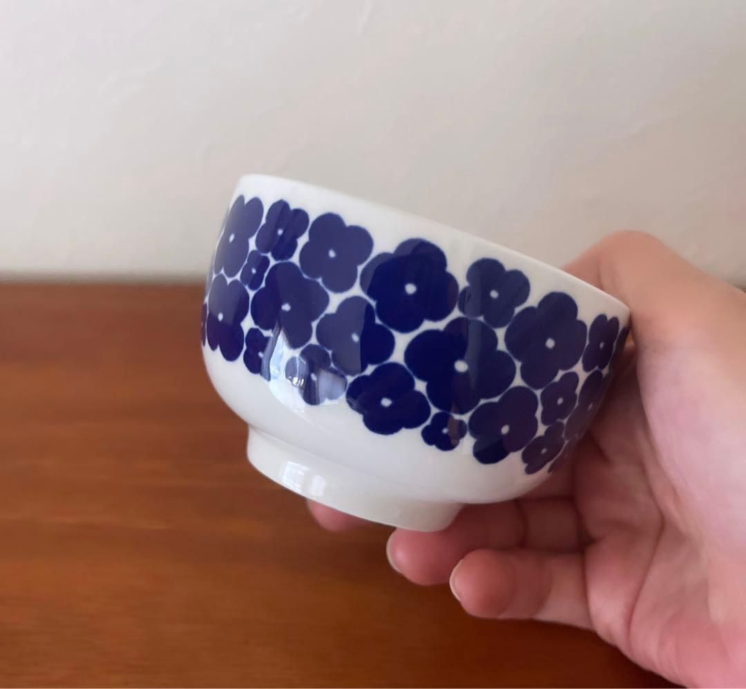 ARABIAヴィンテージ leinikki レイニッキシュガーボウル　ブルー