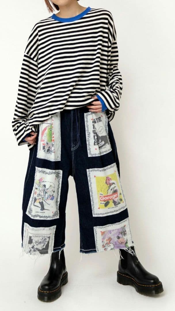 お値下げ　RNA R4375 ビッグパッチクロップドパンツ