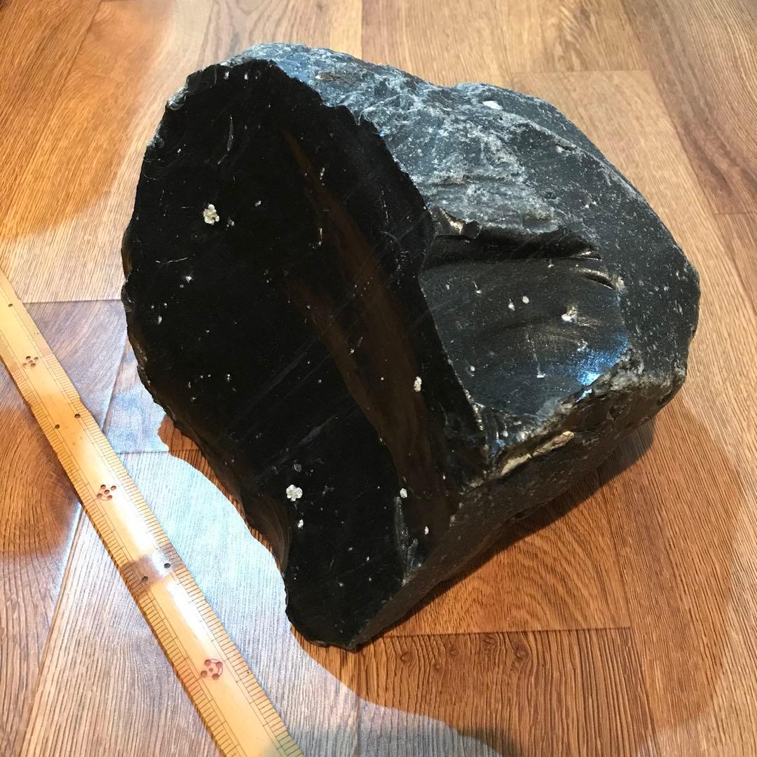 《貴重 》北海道 白滝村 黒曜石 オブシディアン 約9.3kg