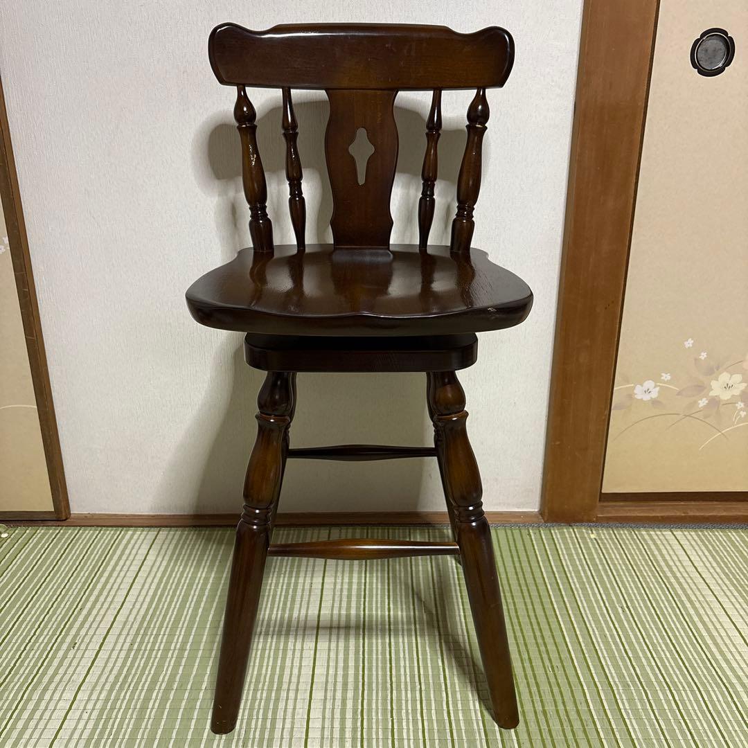 カリモク　カウンター　チェア　回転式　KARIMOKU オールド　椅子