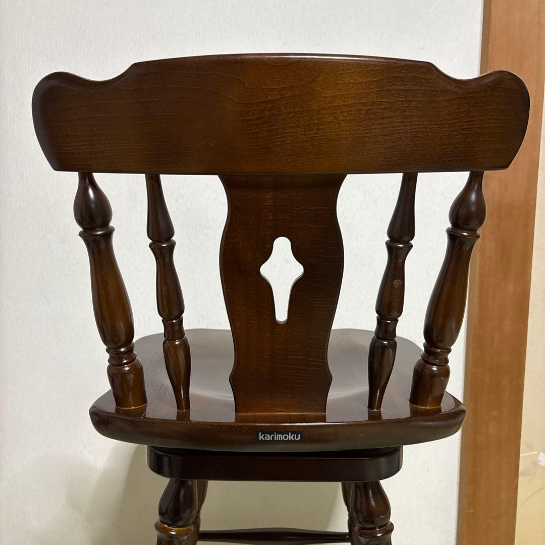 カリモク　カウンター　チェア　回転式　KARIMOKU オールド　椅子