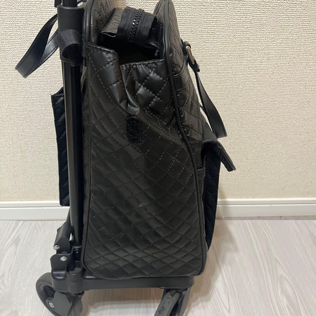 【美品】SHIMA ショッピングカート メロディ　スムーズST シルバーカー 黒