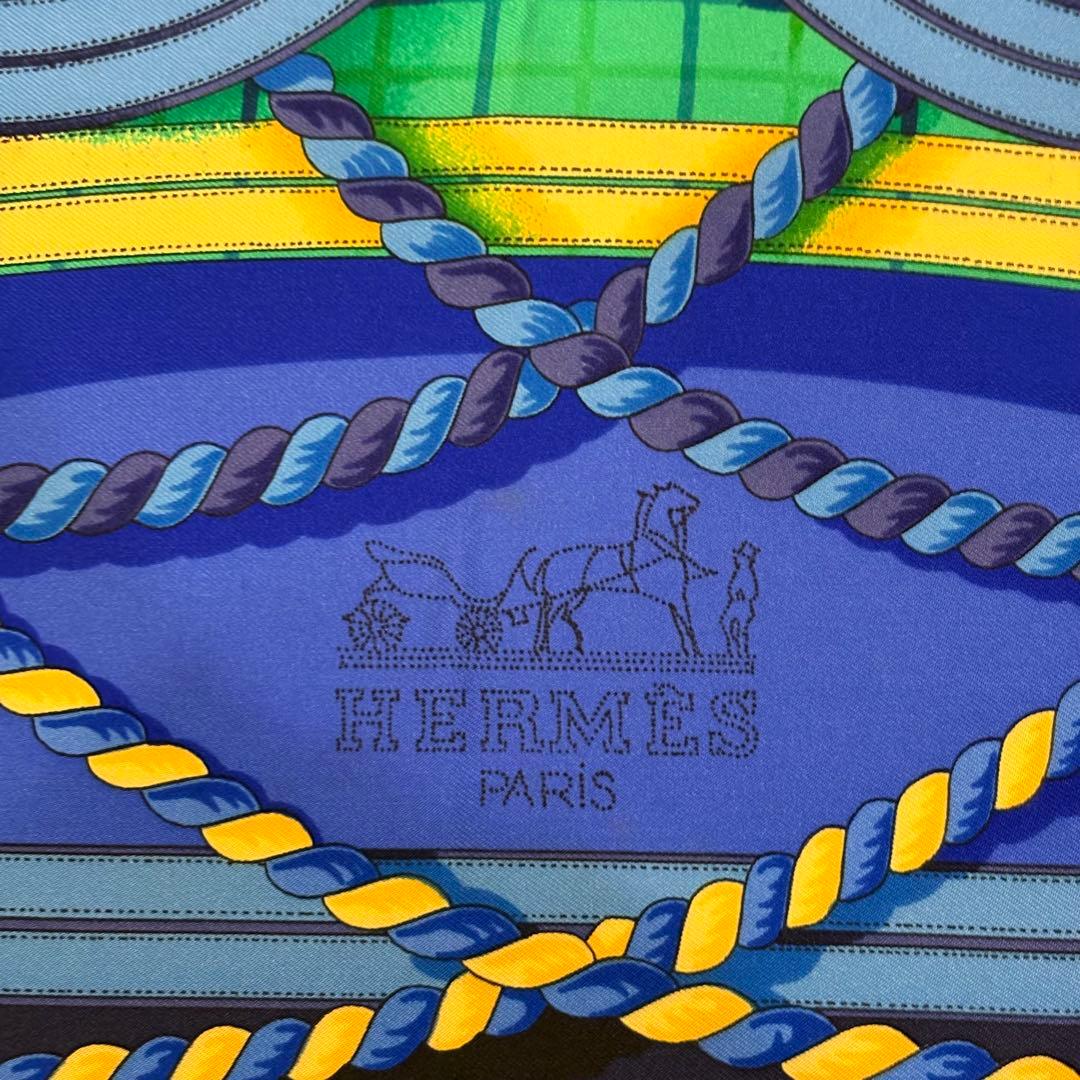 【新品・未使用】HERMES エルメス スカーフ カレ90 『馬の礼装』
