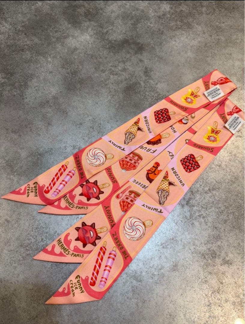 HERMESツイリーファニーアイスクリーム2本　【希少】