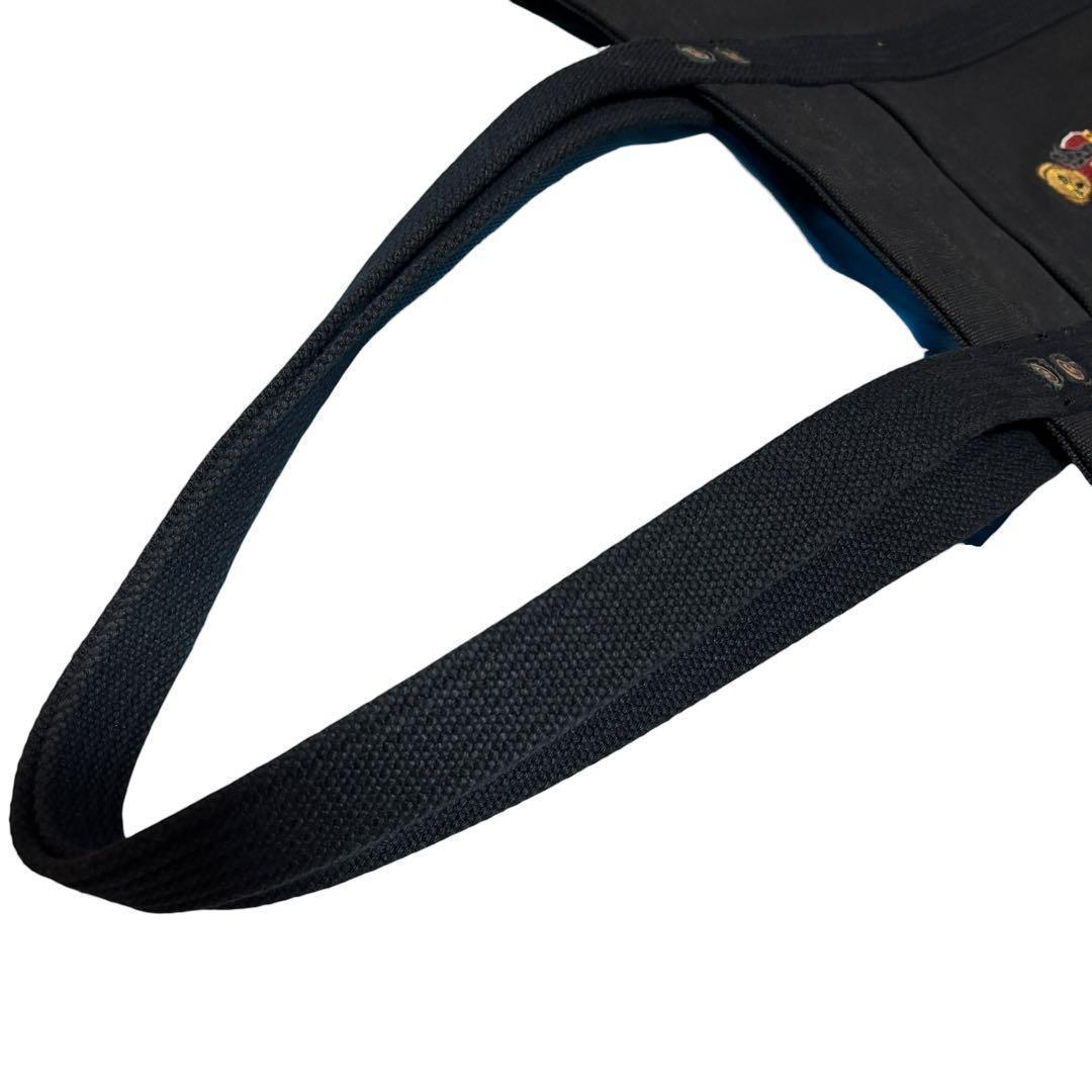 ポロ ラルフローレン ポロベア キャンバス トートバッグ サングラスベア 黒