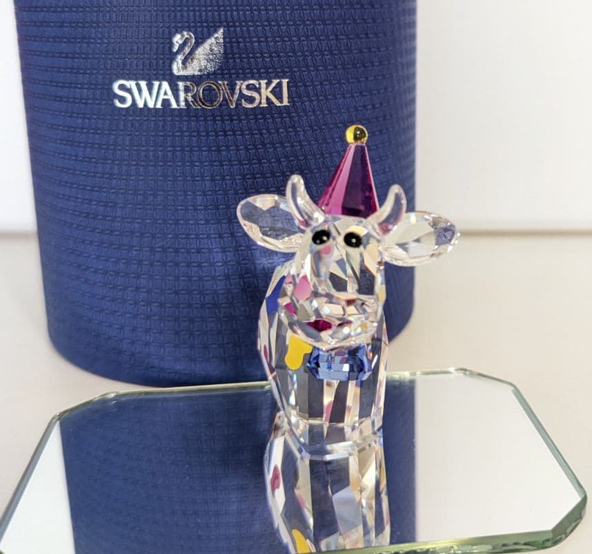 スワロフスキー　「パーティーモー」牛　2018年度限定生産品
