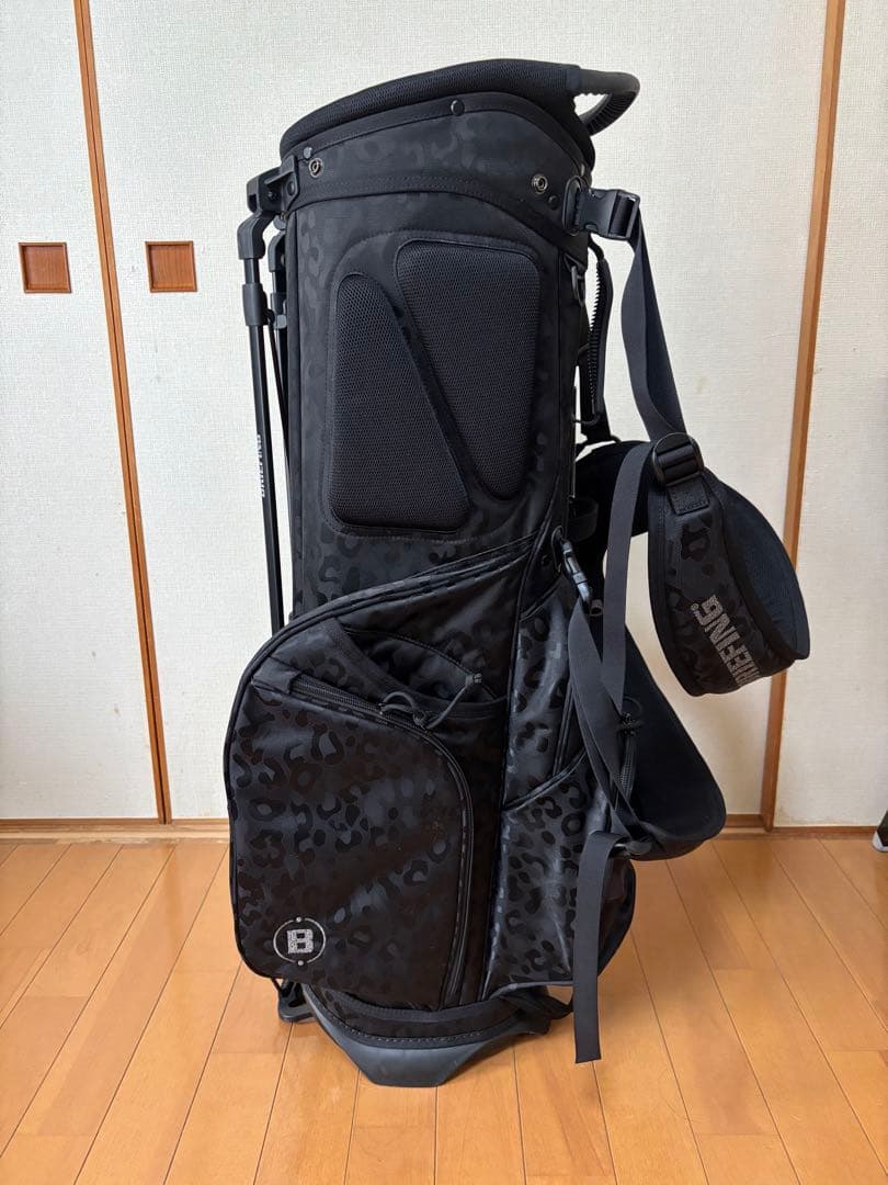 BRIEFING キャディバッグ ブラック迷彩