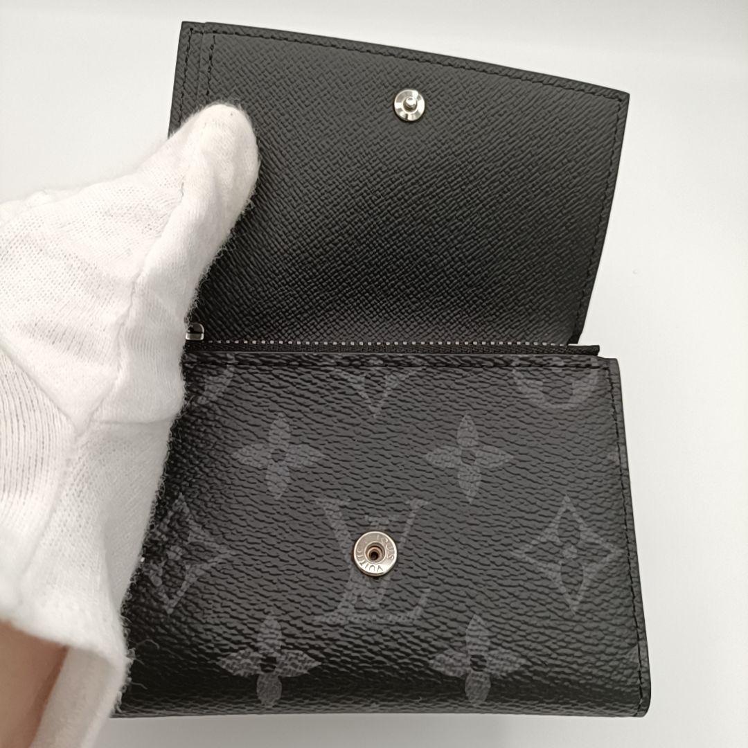 極美品　ルイヴィトン モノグラム エクリプス ヴィクターウォレット　RFID