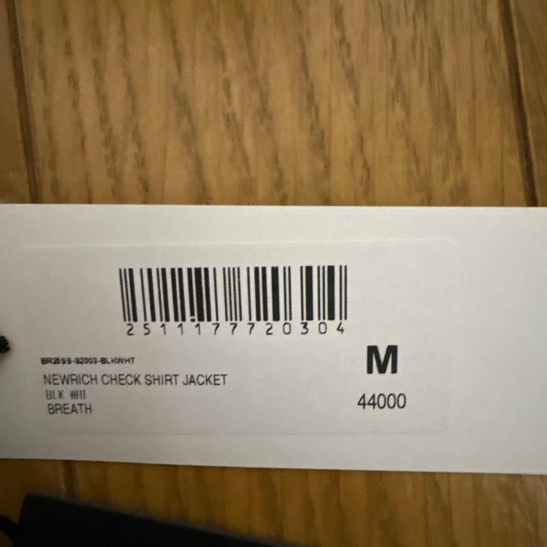 yzeer着用 BREATH check shirt BADHOP