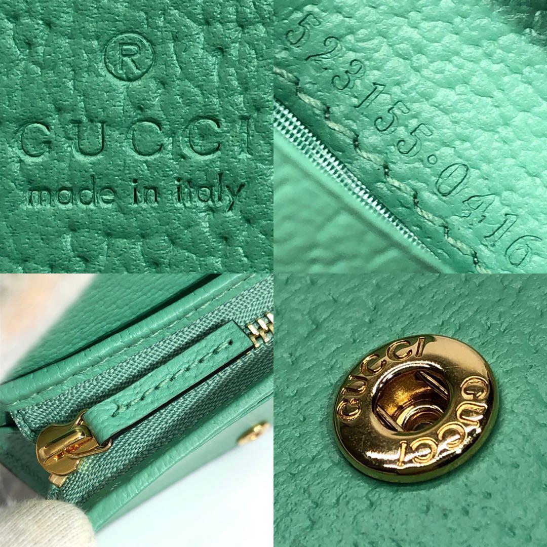 未使用✨希少 箱付 グッチ オフィディア ジャンボG コンパクトウォレット