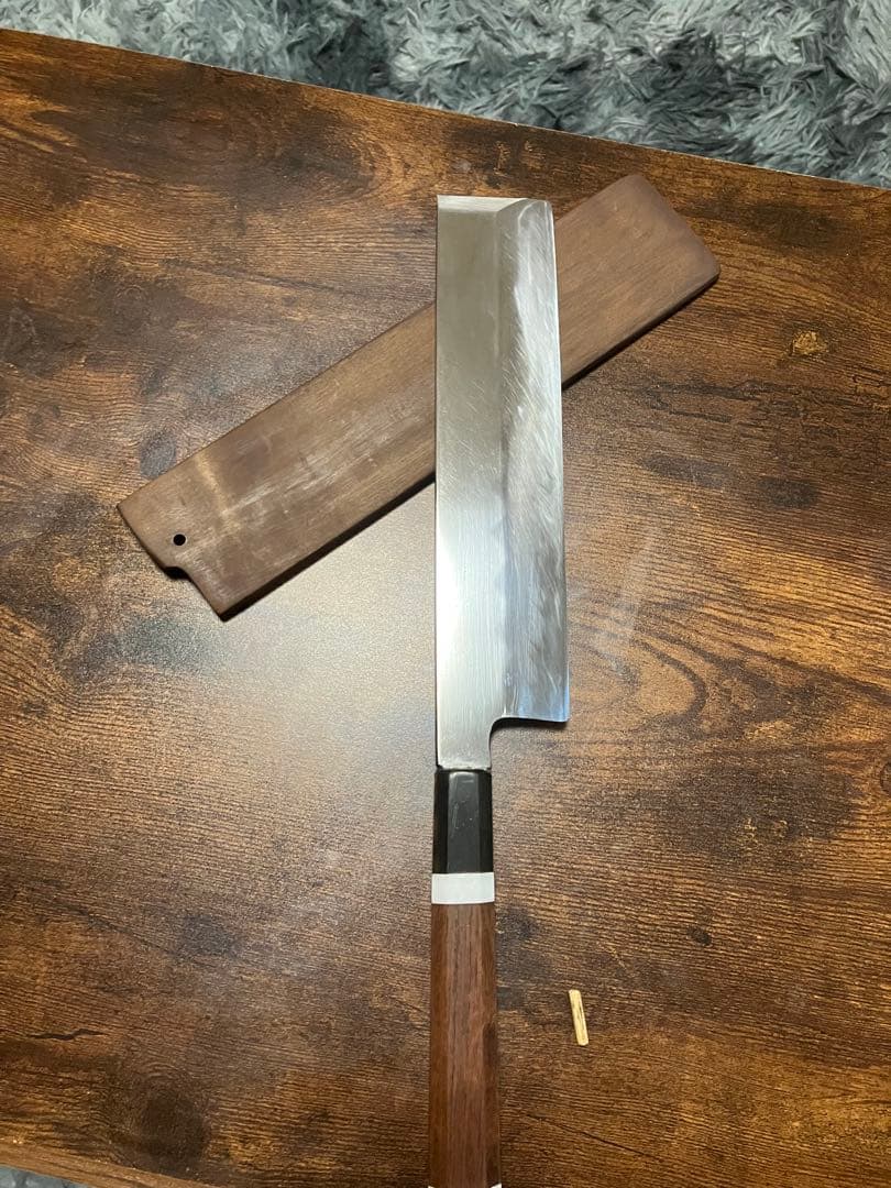 本焼　包丁　8寸　薄刃　波紋綺麗　正光