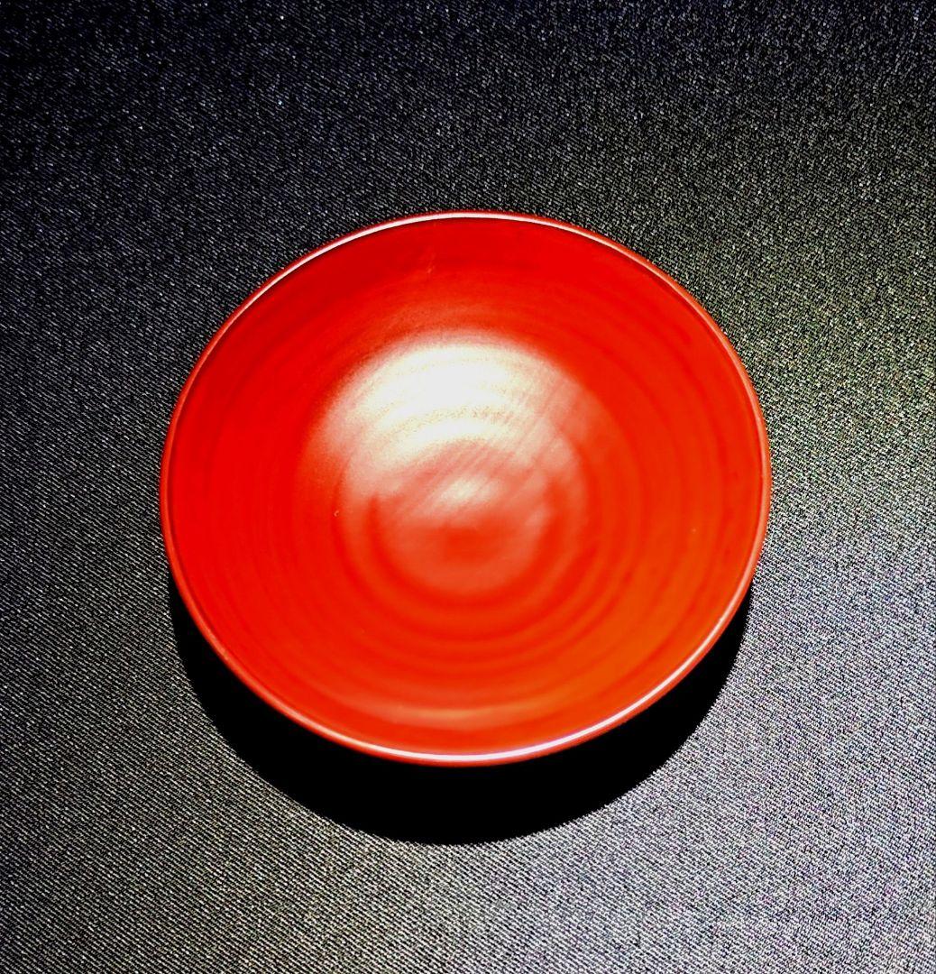 輪島塗 角偉三郎 朱塗 盃 一つ星 紙箱 共布 栞 人間国宝 名工