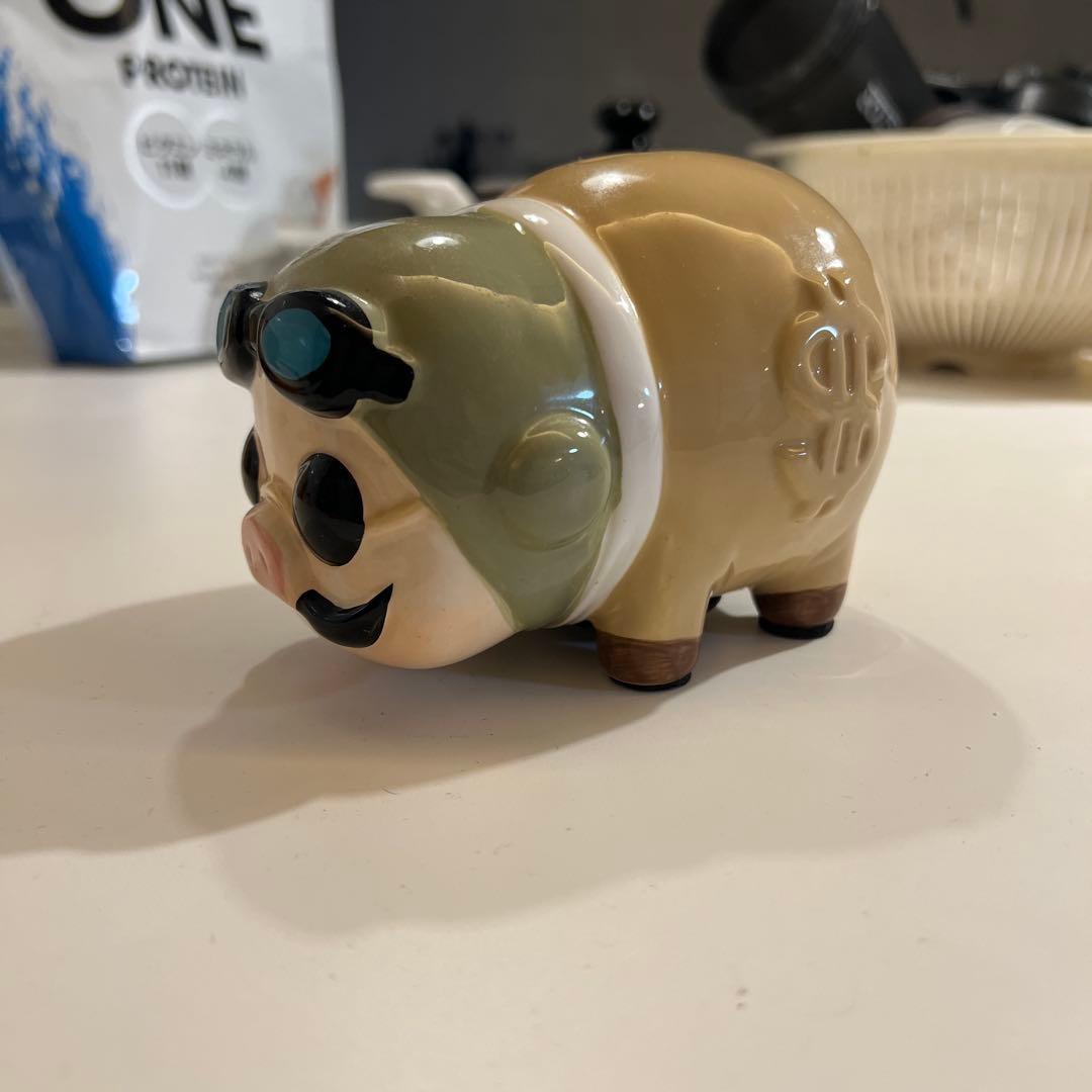 超貴重！紅の豚　貯金箱