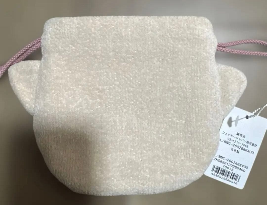 ラブラリーバイフェイラー　モフモフネコチャン　ネコチャン巾着