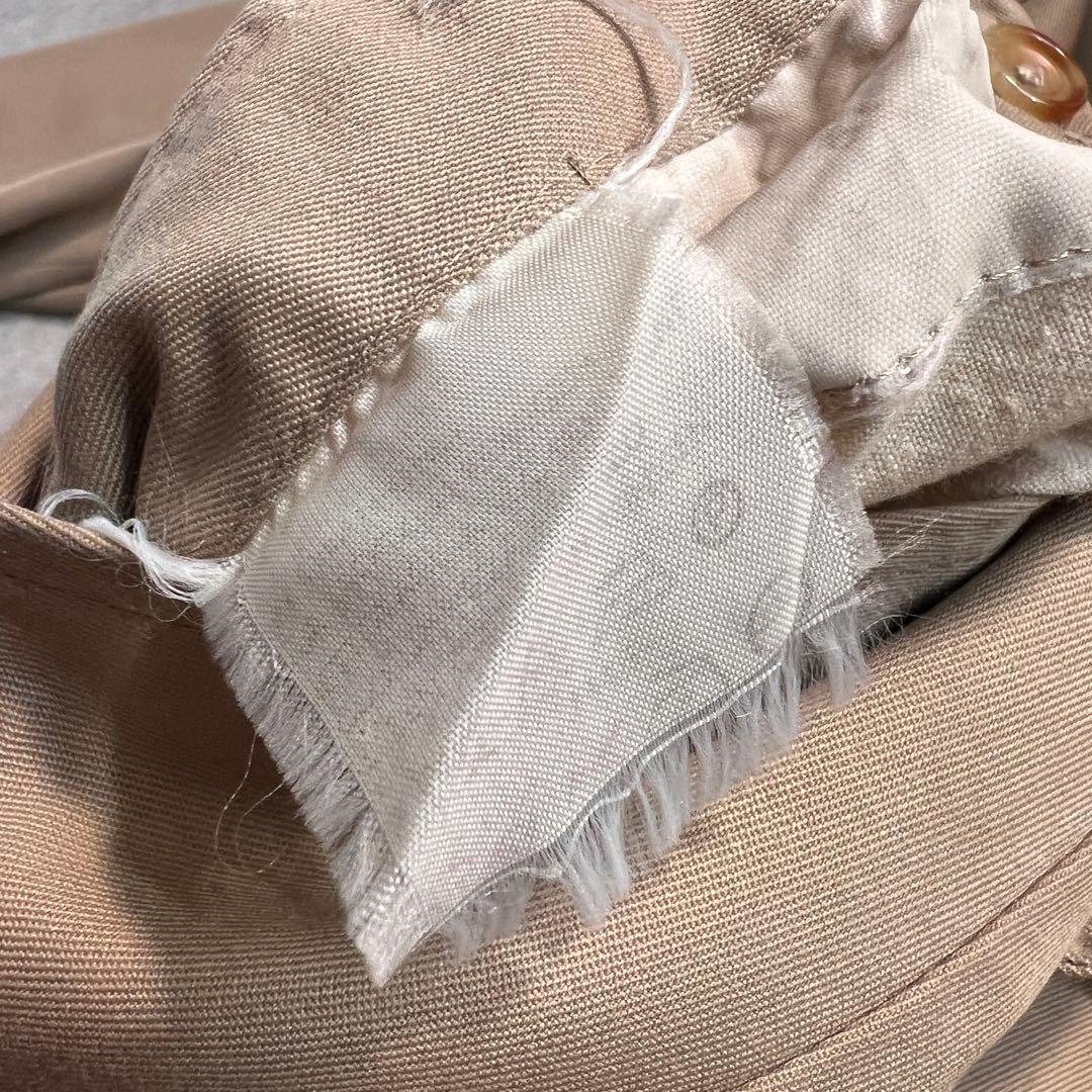 【美品】80s 英国製 アクアスキュータム ダブルトレンチコート 36S