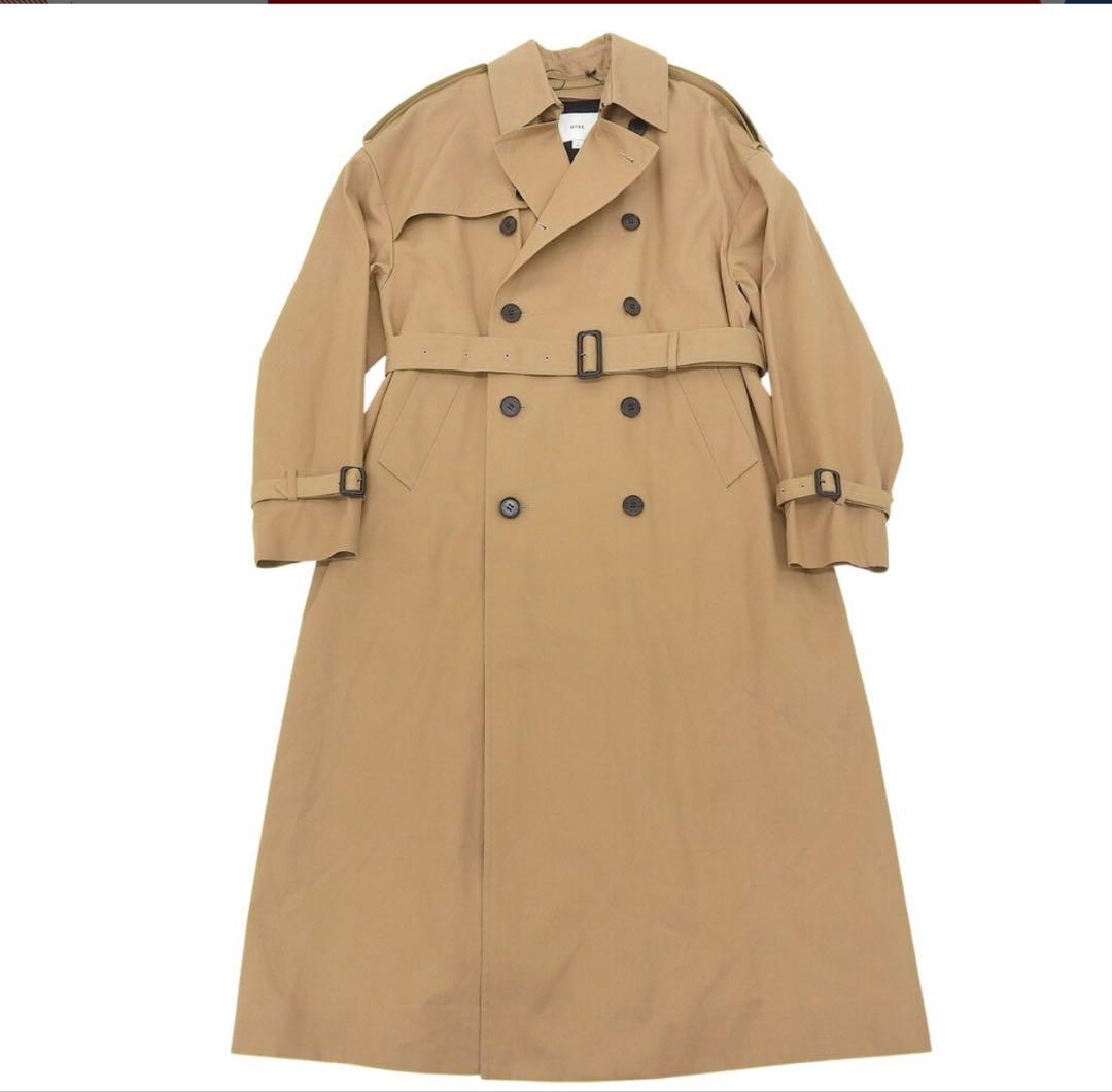 HYKE ビッグフィットトレンチコート 01