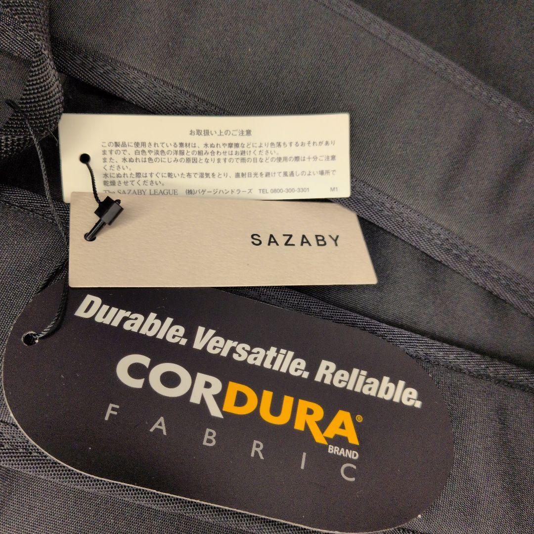 新品タグ付 SAZABY サザビー リュック コーデュラナイロン　内オレンジ