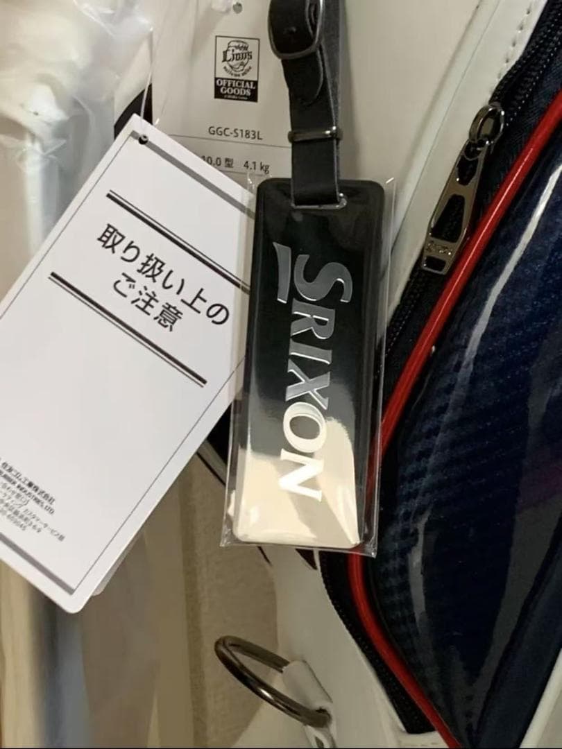 Lions GGC-S183L ゴルフバッグ ホワイト