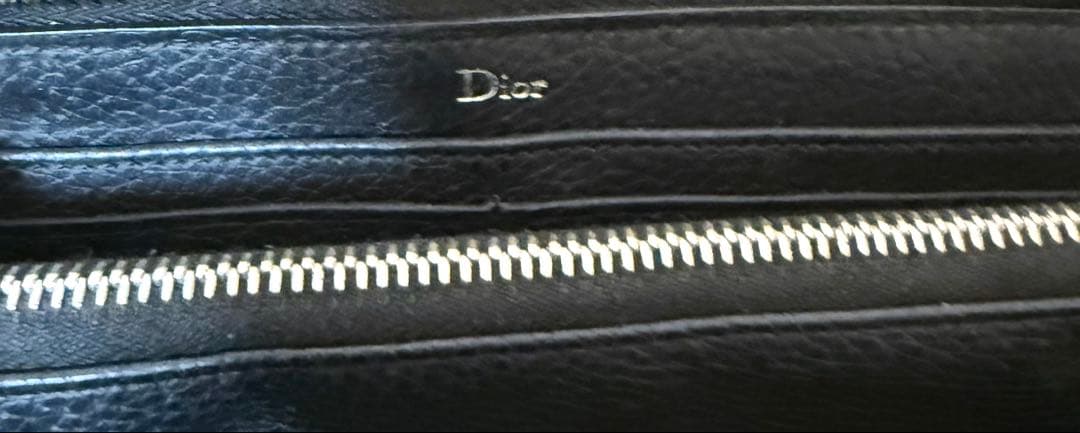 Christian Dior ATELIER ラウンドファスナー長財布 ブラック