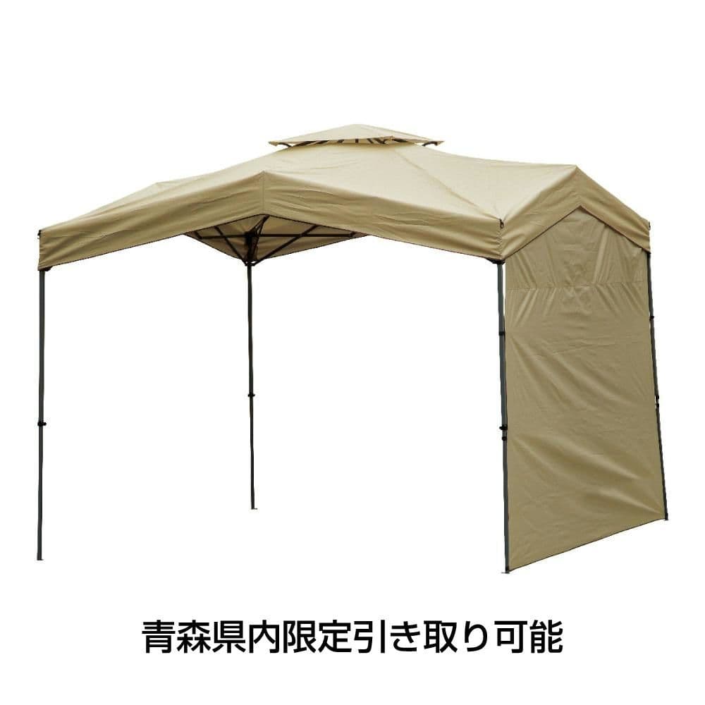 四角形タープ ベンチレーション付き