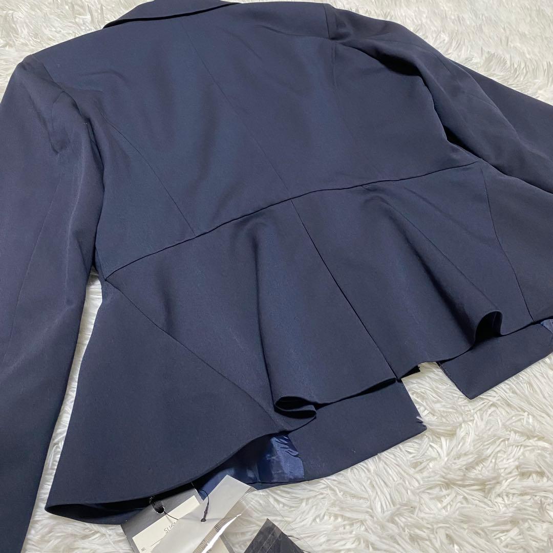 ルイルエブティック 大きいサイズ　3L　パンツスーツ セットアップ　ネイビー