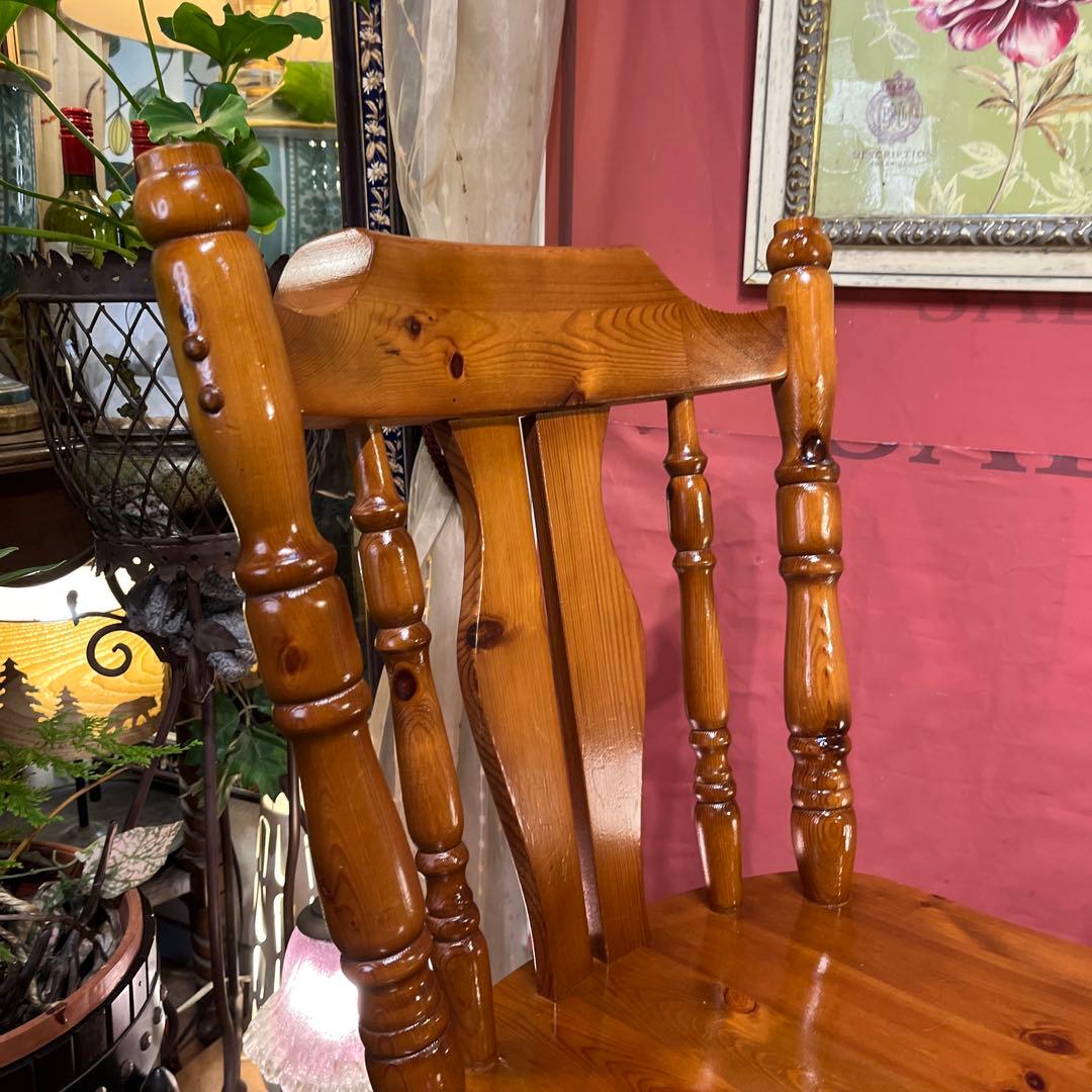 三村 　オールドパイン　80’s ヴィンテージ スピンドルレッグ　チェア