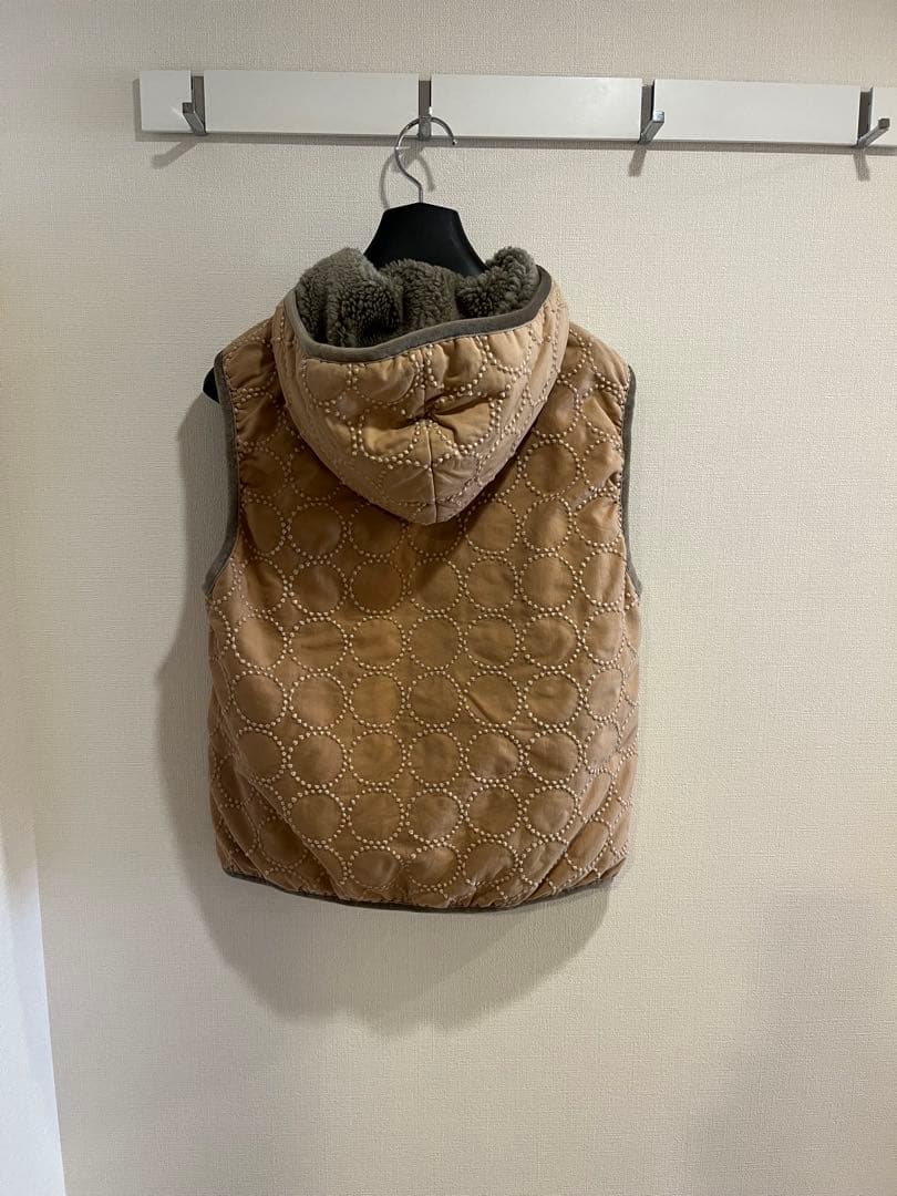 ミナペルホルン　タンバリン　フード付きダウンベスト　36