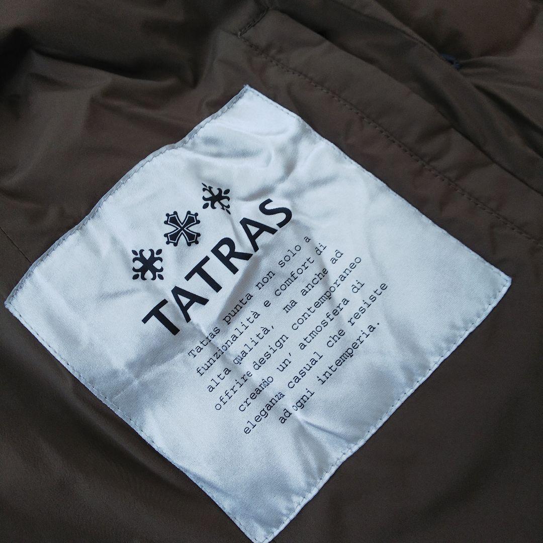 【美品 L】TATRAS タトラス 最高級 ダウンジャケット ベージュコート