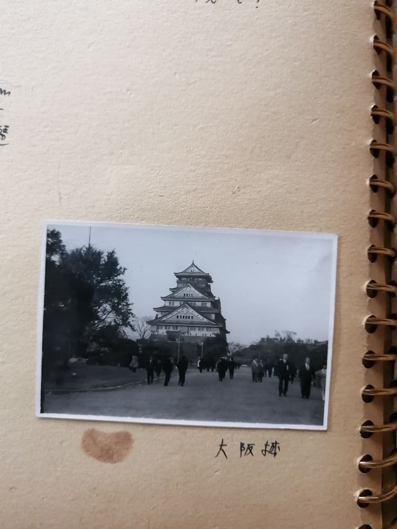 W 金閣寺の写真アルバム　昭和レトロ写真　モノクロ　京都　奈良　風景　寺院
