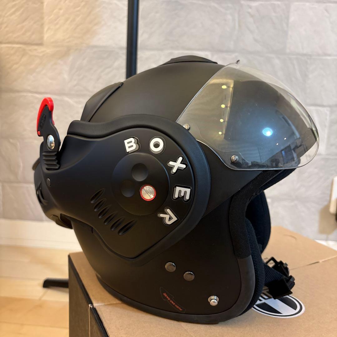 ぼ*ん様 ROOF BOXER フルフェイスヘルメット マットブラック