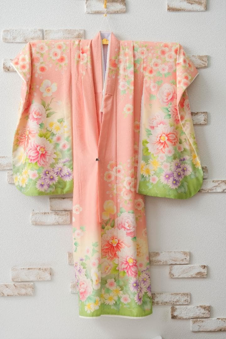 ★きょんちゃん★七五三　7歳女の子着物　乙葉ピンク