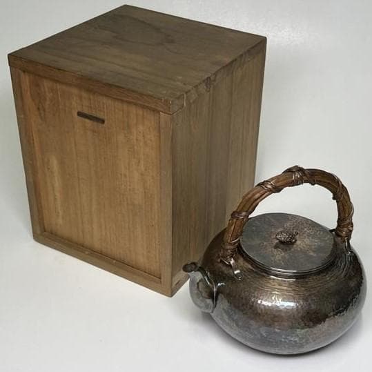 【売約済専用商品】◆純銀 三越製 銀瓶◆検）鉄瓶 雨宮宗 龍文堂 金寿堂