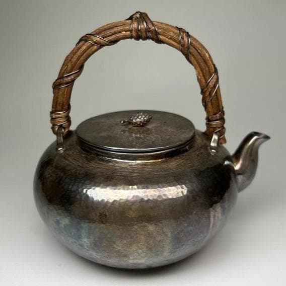 【売約済専用商品】◆純銀 三越製 銀瓶◆検）鉄瓶 雨宮宗 龍文堂 金寿堂