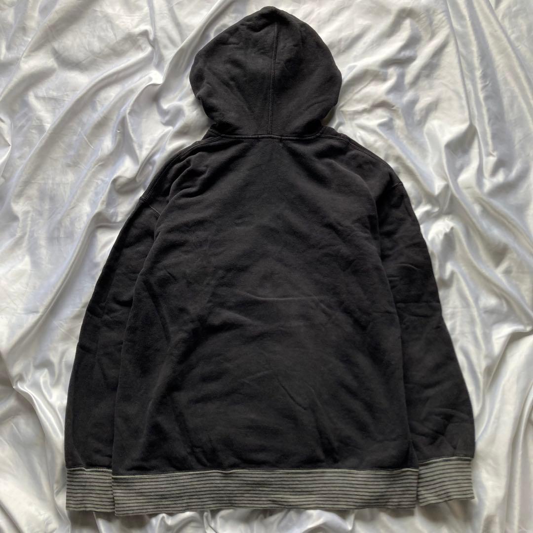 80s コムデギャルソンオム ハーフジップ パーカー ストライプ 田中オム