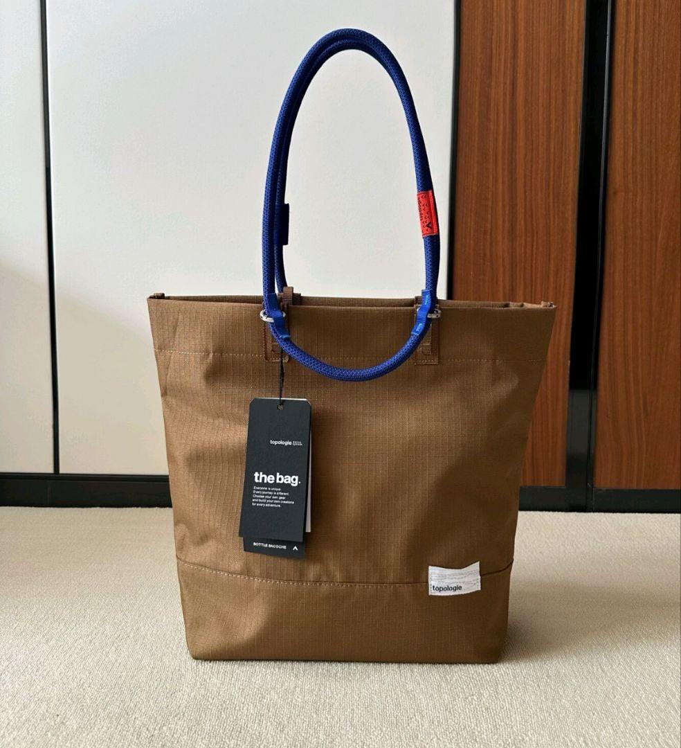 topologie ブラウン トートバッグ