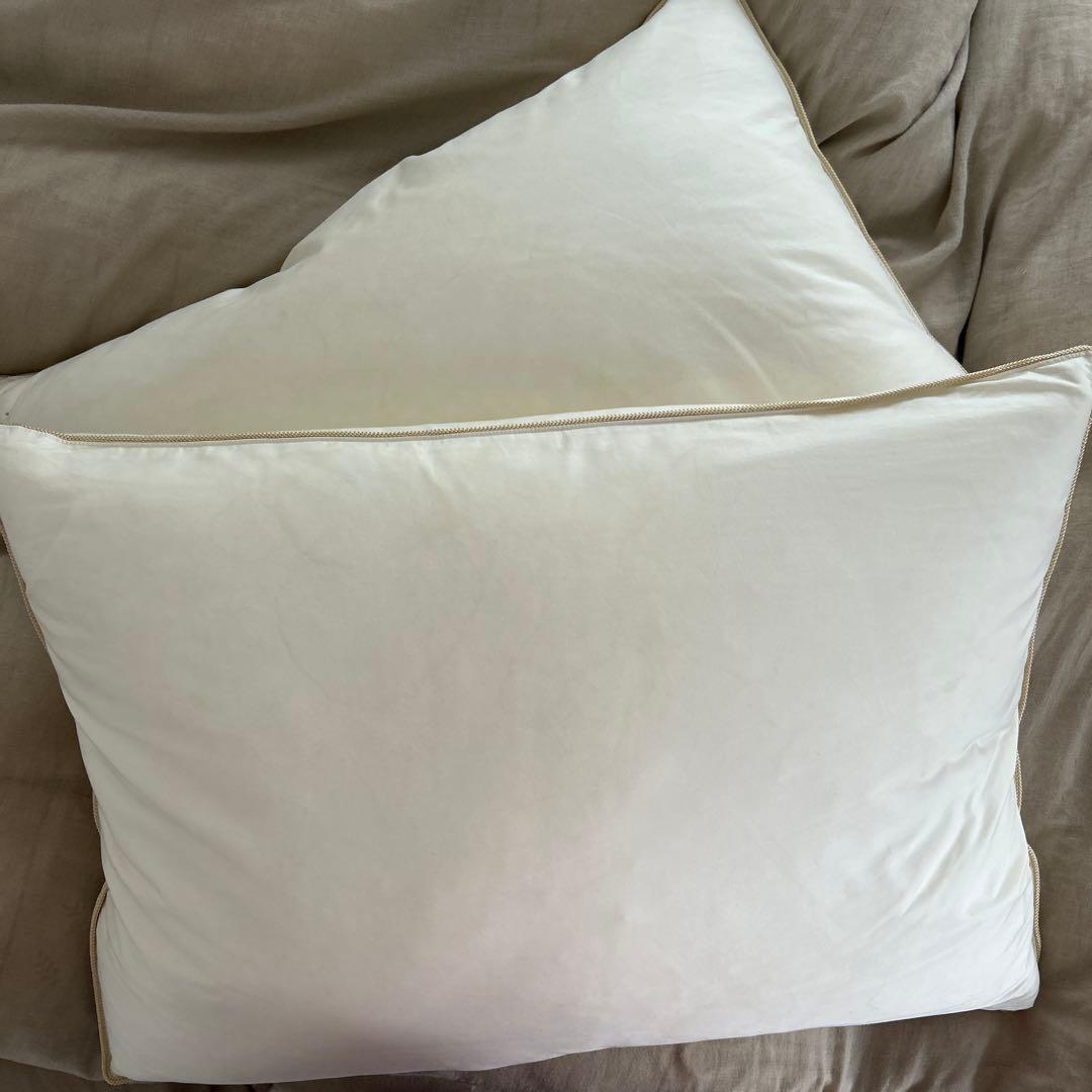 Refworge 日本ベッド製造 高級羽毛ピロー リフワージュ ハイタイプ 枕