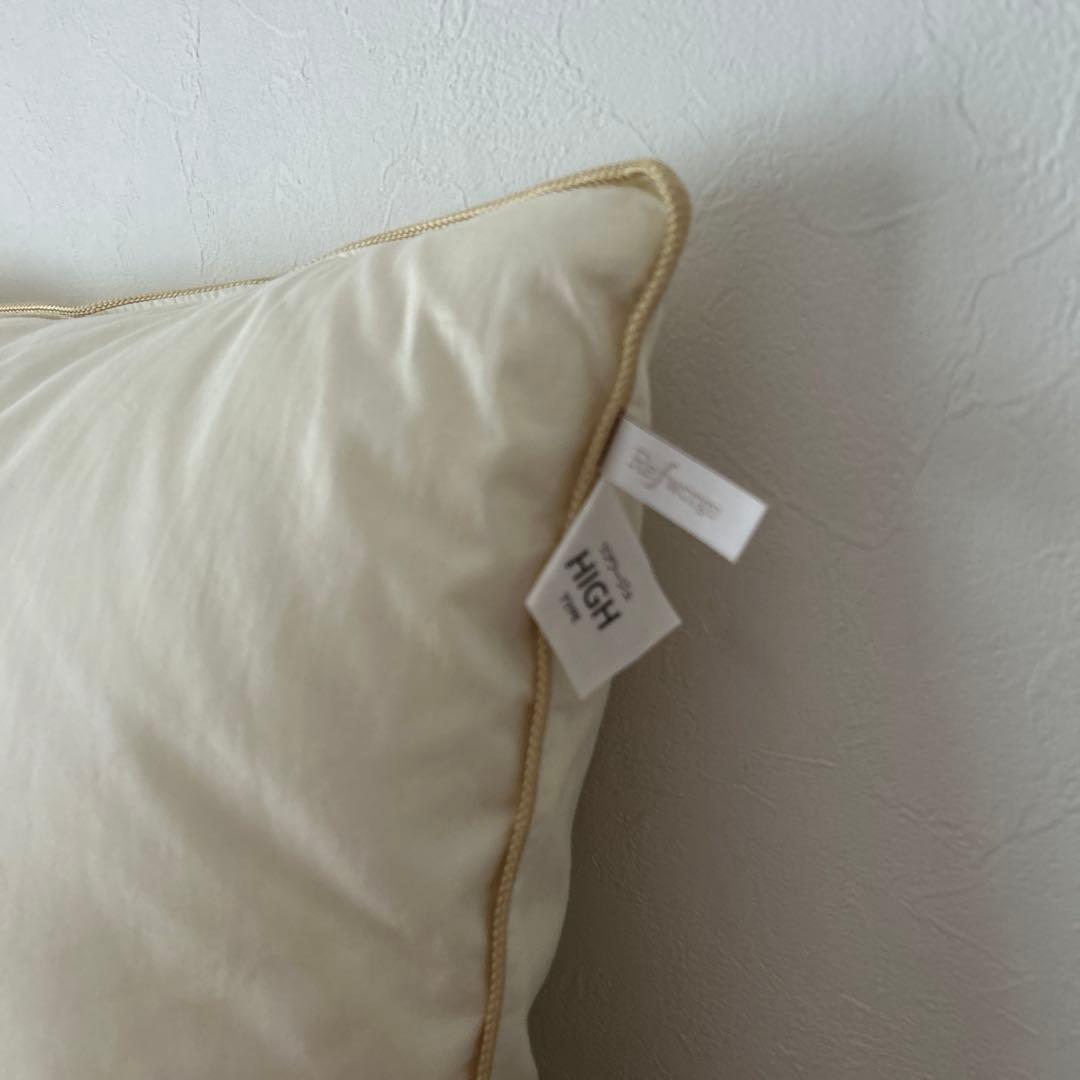 Refworge 日本ベッド製造 高級羽毛ピロー リフワージュ ハイタイプ 枕