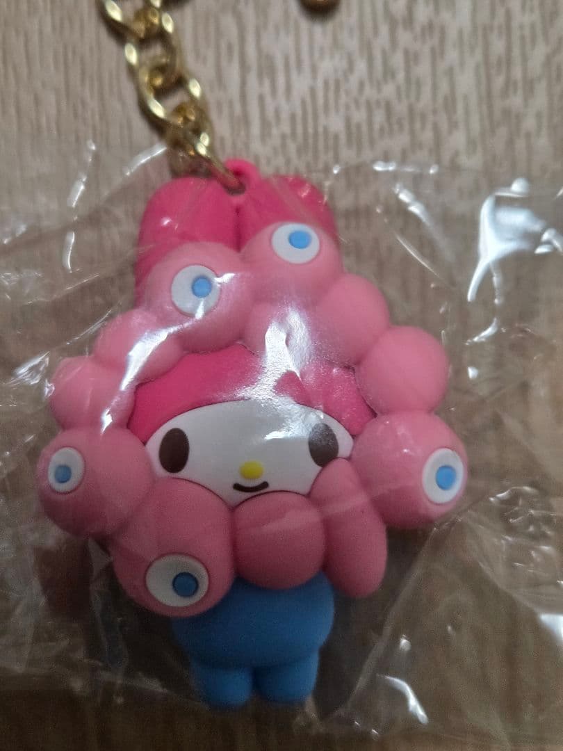 サンリオミャクミャク なりきり立体キーホルダーパステルカラー7種類コンプリート