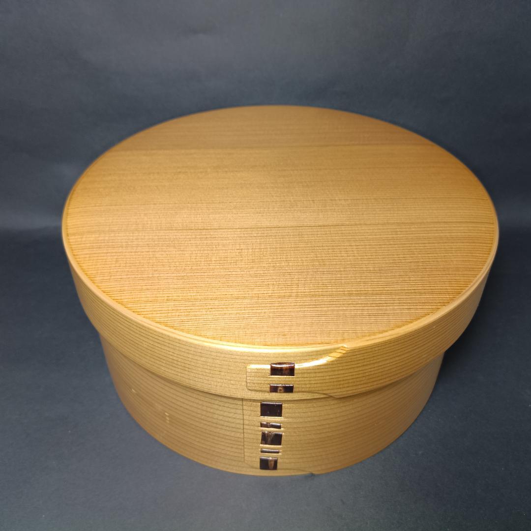 新品　大館曲げわっぱ　おひつ（3人用）　しゃもじ付き