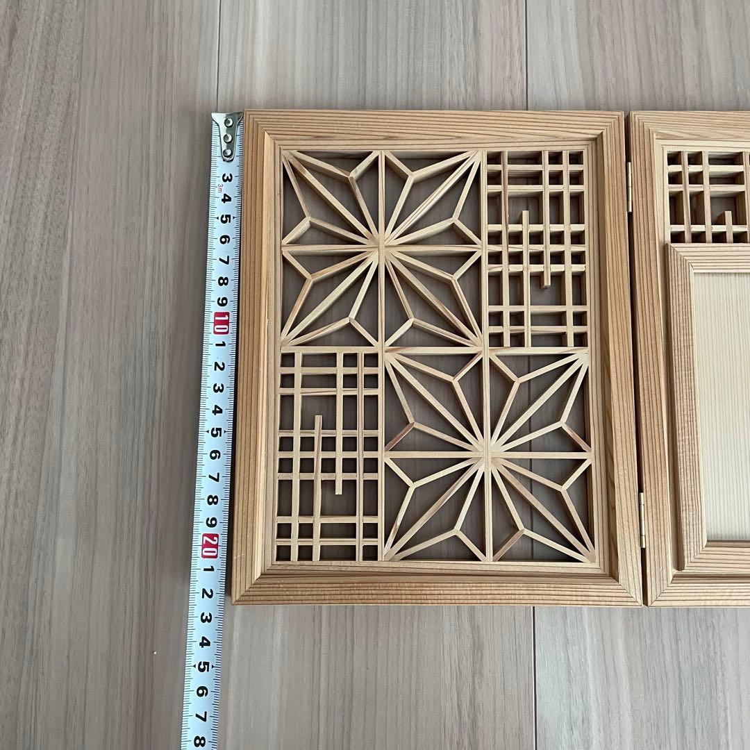 組子 大川組子 フォトフレーム 木下木芸 七つ星 クルーズトレイン